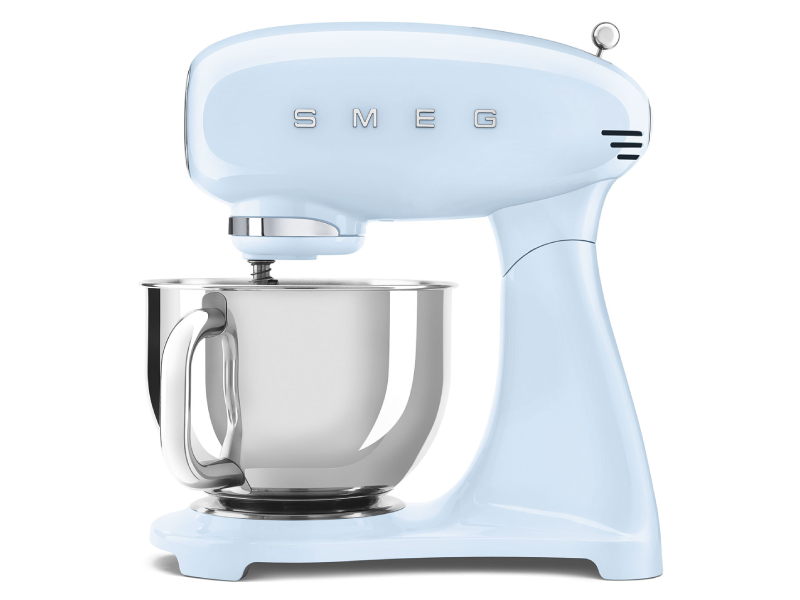 SMEG 50's Style Stand Mixer in Pastel Blue - SMF03PBUS