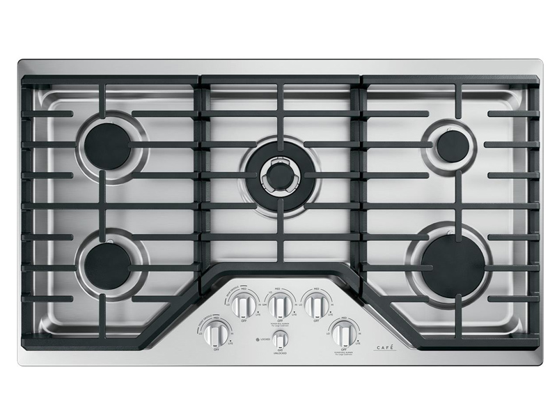 36" Café Built-In Gas Cooktop - CGP95362MS1