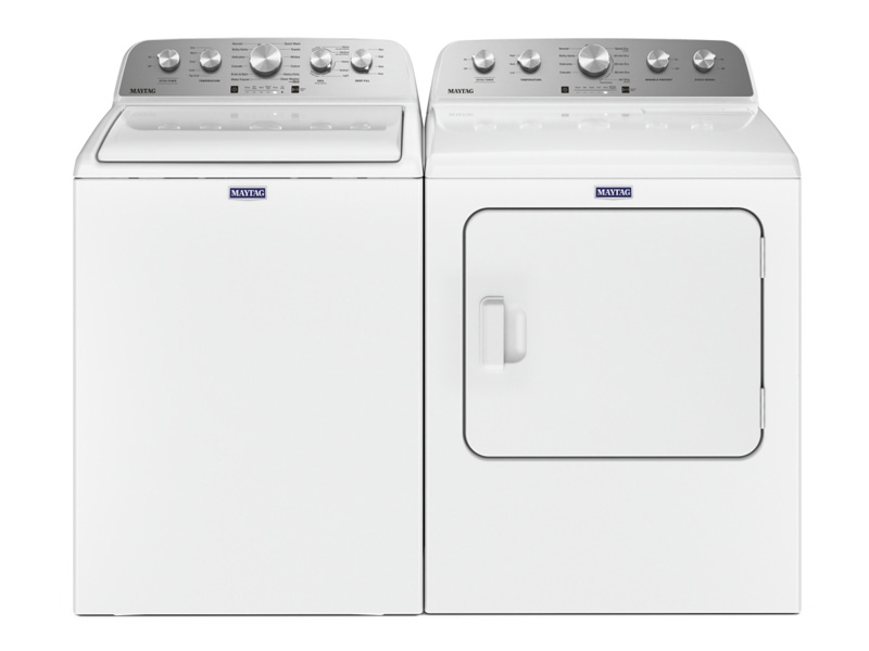 Maytag 5.2 Cu. Ft. Top Load Washer and 7.0 Cu. Ft. Top Load Gas Dryer - MVW5035MW-MGD5030MW
