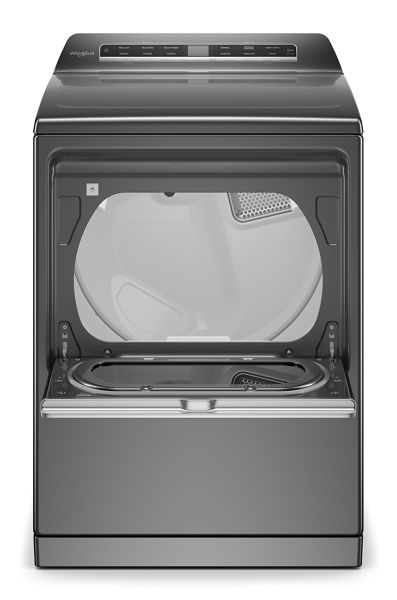 27" Whirlpool 7.4 Cu. Ft. Top Load Gas Dryer with Advanced Moisture Sensing in Chrome Shadow - WGD8127LC
