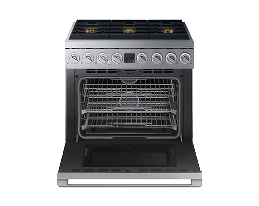 36" Dacor Transitional Gas Range in Silver Stainless Steel  - DOP36T86GLS/DA