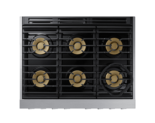36" Dacor Transitional Gas Range in Silver Stainless Steel  - DOP36T86GLS/DA