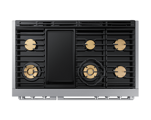 48" Dacor Transitional Series Dual-Fuel Freestanding Steam Range - DOP48T963DS