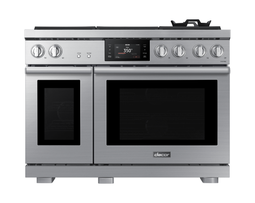 48" Dacor Transitional Series Dual Fuel Freestanding Steam Range - DOP48T960DS