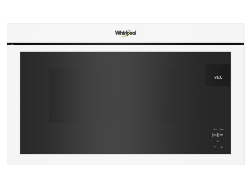 Whirlpool 1.1 Cu. Ft. Flush Mount Microwave with Turntable-Free Design in White - YWMMF5930PW