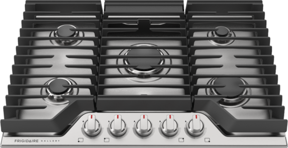 30" Frigidaire Gallery Gas Cooktop With 5 Burners In Stainless Steel - GCCG3048AS