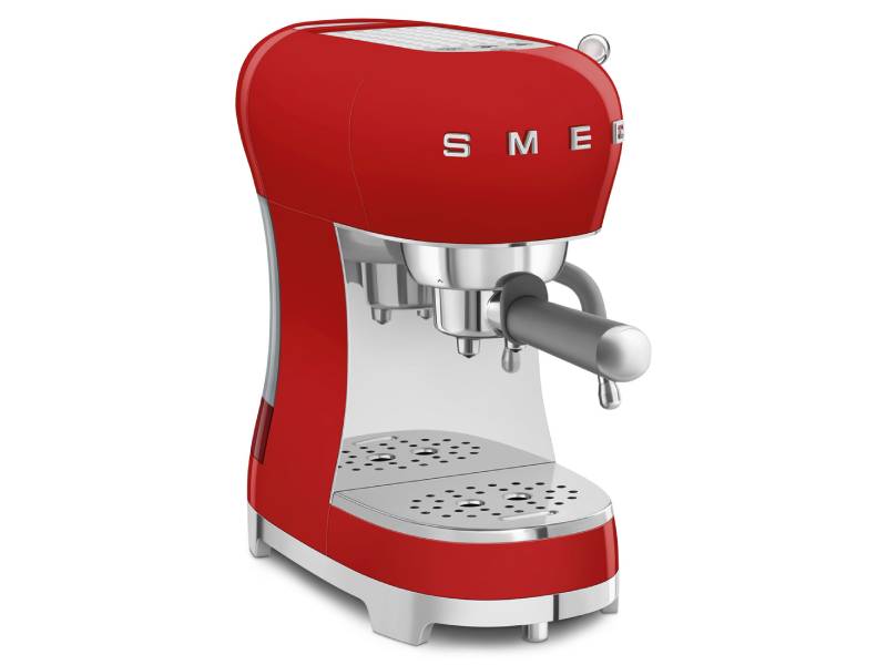 SMEG Espresso Manual Coffee Machine Retro-style - ECF02RDUS