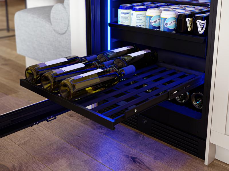 24" Zephyr Full Size Panel Ready Single Zone Beverage Cooler - PRB24F01BPG