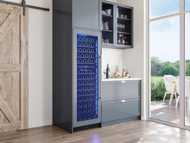 24" Zephyr Full Size Panel Ready Dual Zone Wine Cooler - PRW24F02CPG