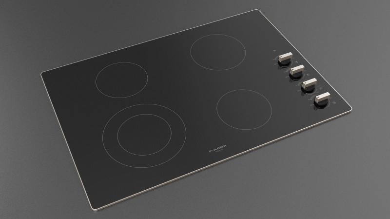 30" Fulgor Milano 300 Series Radiant Cooktop With Knobs - F3RK30S2