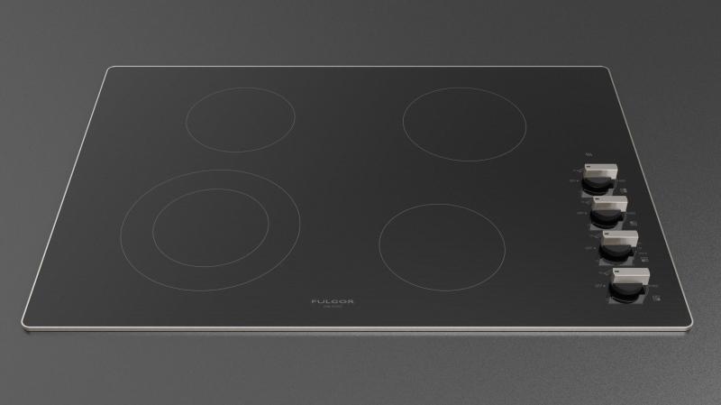 30" Fulgor Milano 300 Series Radiant Cooktop With Knobs - F3RK30S2