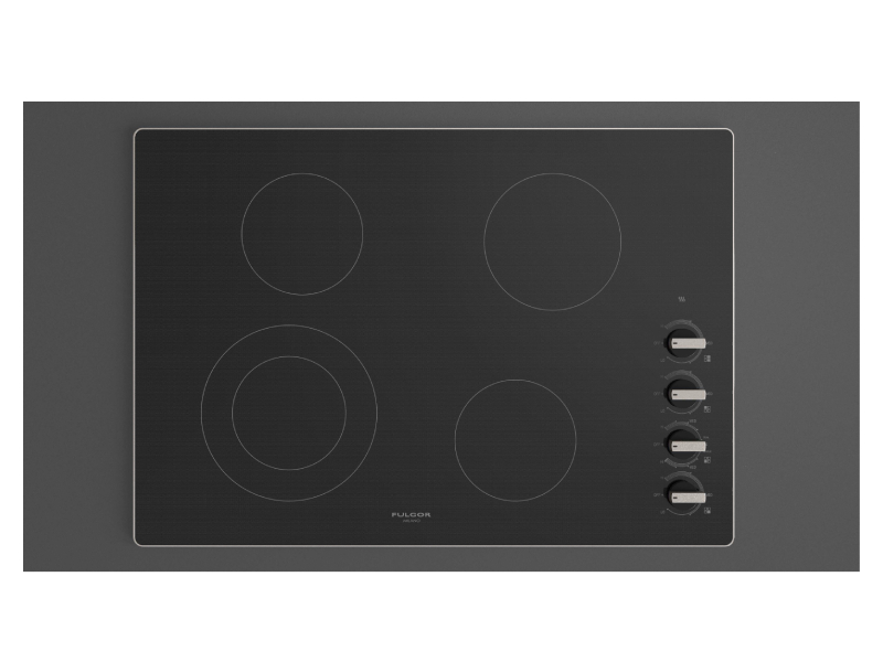 30" Fulgor Milano 300 Series Radiant Cooktop With Knobs - F3RK30S2