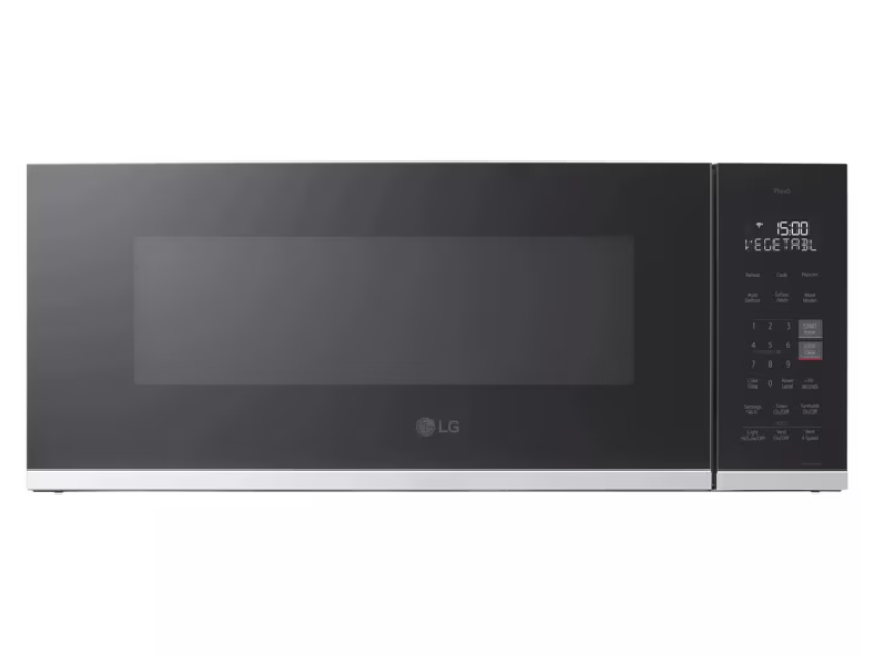 30" LG 1.3 Cu. Ft. Smart Low Profile Over-the-Range Microwave Oven - MVEF1323F