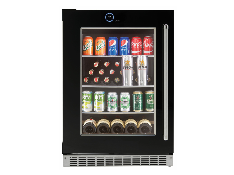 24" Silhouette Built-in Under Counter Refrigerator - SRVBC050L - SS