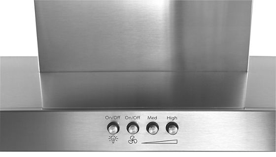30" Whirlpool Stainless Steel Wall Mount Flat Range Hood - WVW57UC0FS