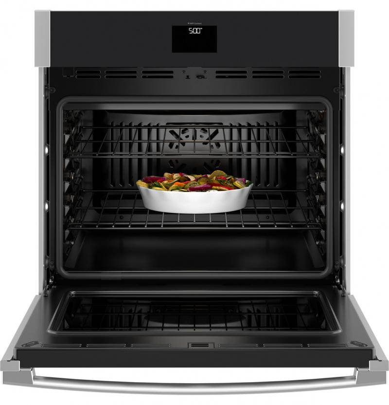 30" GE Smart Built-In Self-Clean Convection Single Wall Oven with No Preheat Air Fry - JTS5000SVSS