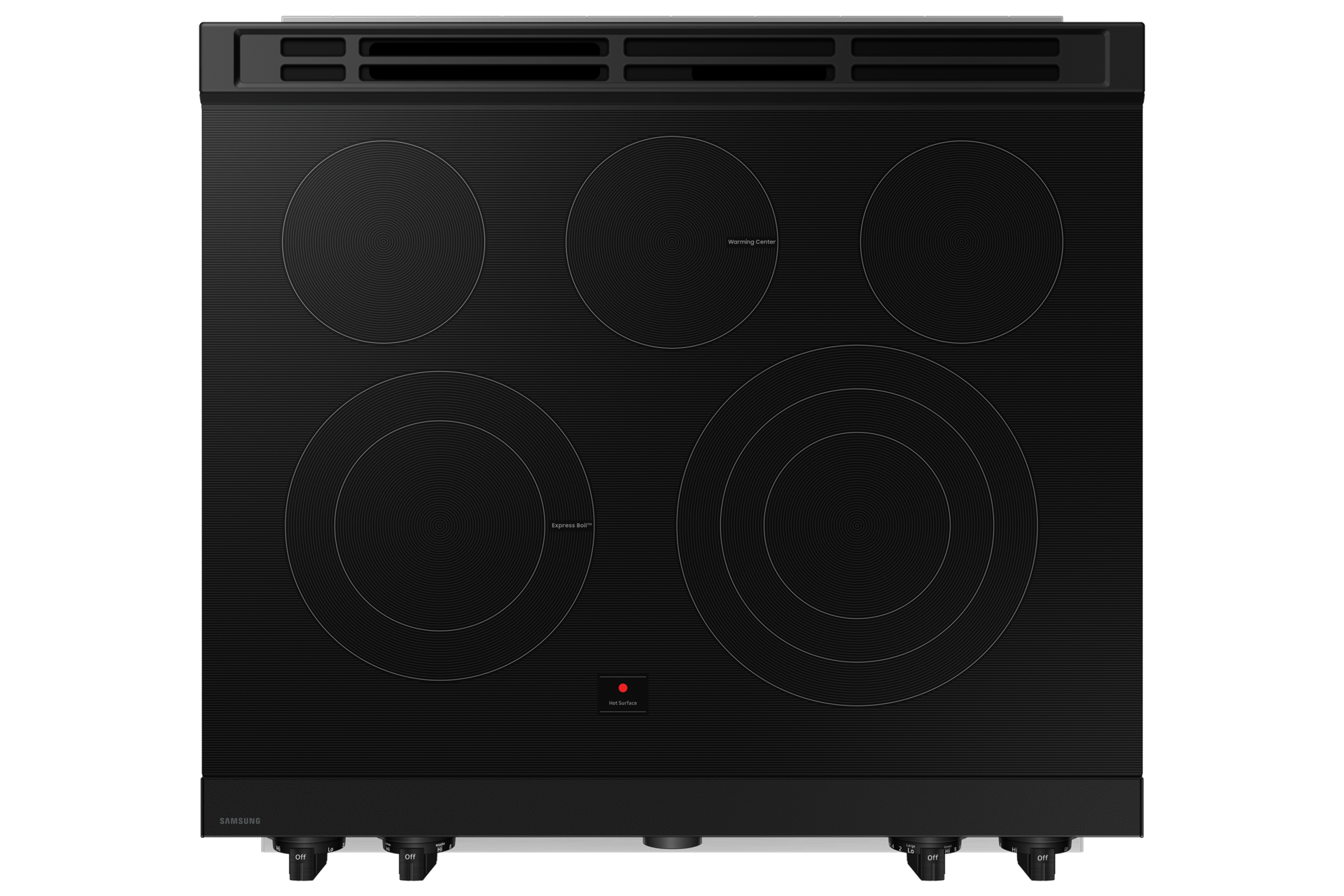 30" Samsung 6.3 Cu. Ft. Electric Slide-In Dual Door Range with Illuminated Knobs - NSE6DG8550SRAC