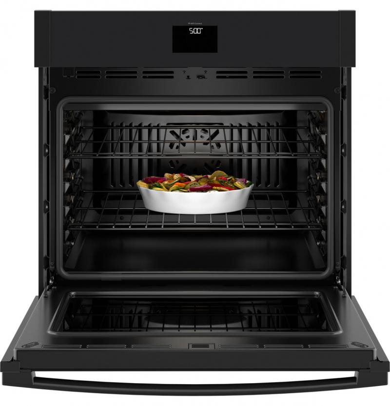 30" GE Smart Built-In Convection Single Wall Oven with No Preheat Air Fry - JTS5000DVBB