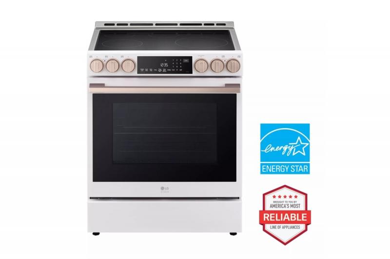 30" LG STUDIO 6.3 Cu. Ft. InstaView Induction Slide-in Range - LSIS6338NE