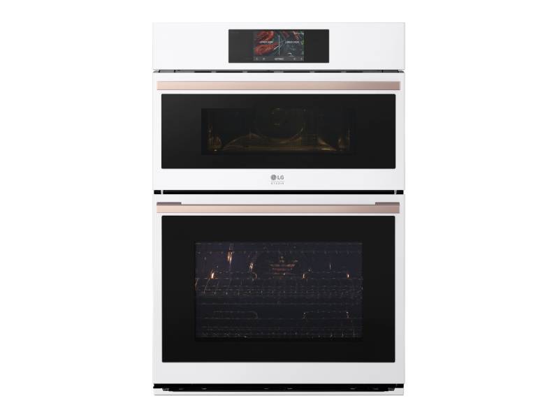 30" LG STUDIO Instaview Steam Combination Wall Oven - WCES6428N