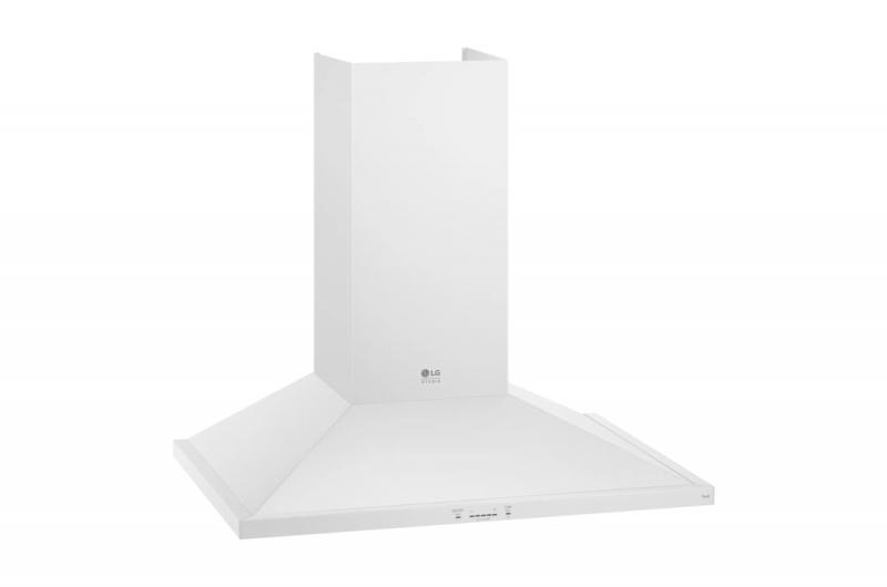 30" LG STUDIO Chimney Style Hood in Essence White - LSHD3080N