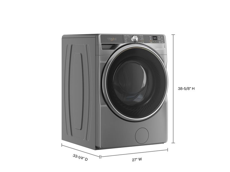 27" Whirlpool 5.8 Cu. Ft. Front Load Washer with WiFi Connectivity - WFW6720RR