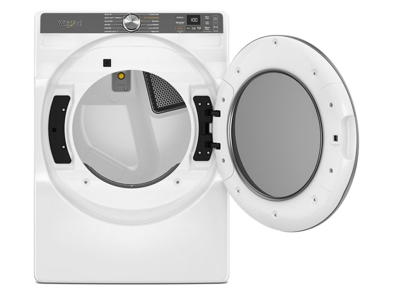 27" Whirlpool 7.4 Cu. Ft. Smart Front Load Gas Dryer with Steam Capabilities in White - WGD6720RW