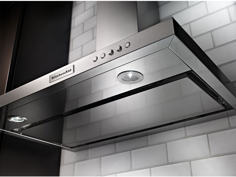 36" KitchenAid Wall-Mount 3-Speed Canopy Hood - KVWB406DSS
