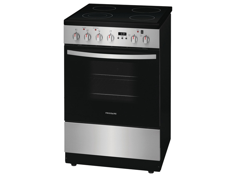24" Frigidaire Freestanding  Electric Range in Stainless Steel - FCFE242CAS
