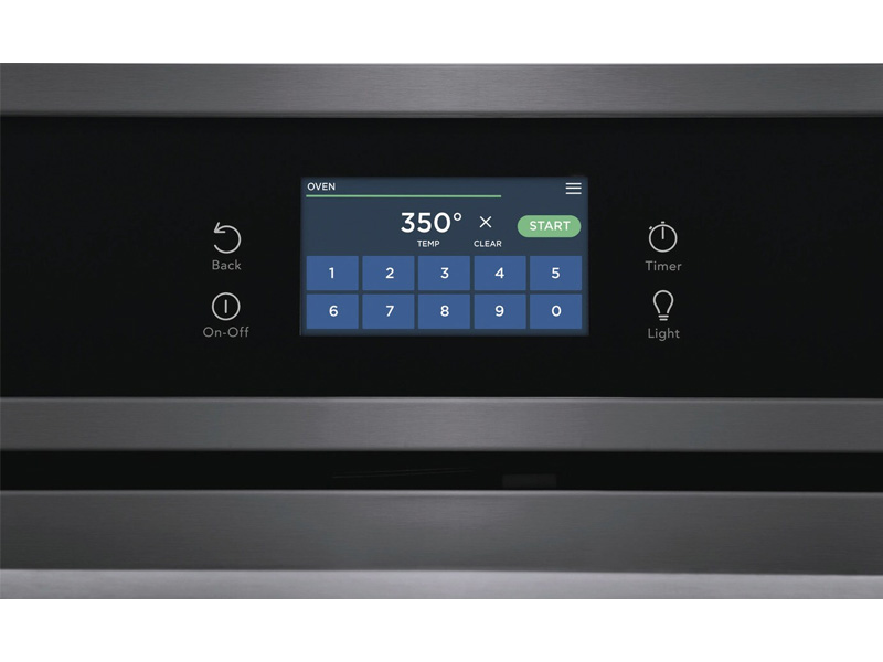 30" Frigidaire 5.3 Cu. Ft. Single Electric Wall Oven With Fan Convection In Black Stainless Steel - FCWS3027AD