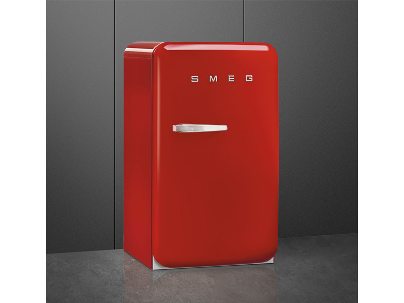 22" SMEG 50's Retro-style Freestanding Compact Refrigerator - FAB10URRD3