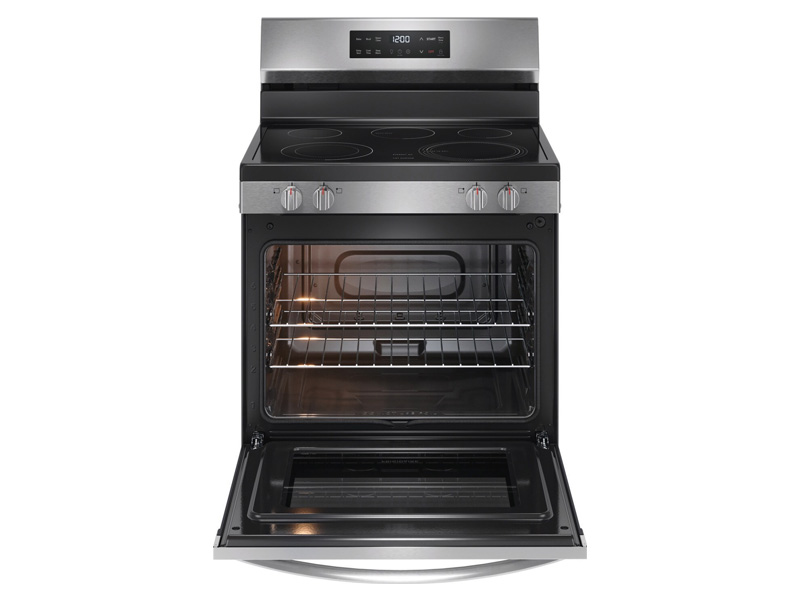 30" Frigidaire 5.3 Cu. Ft. Electric Range with the EvenTemp - FCRE306CAS