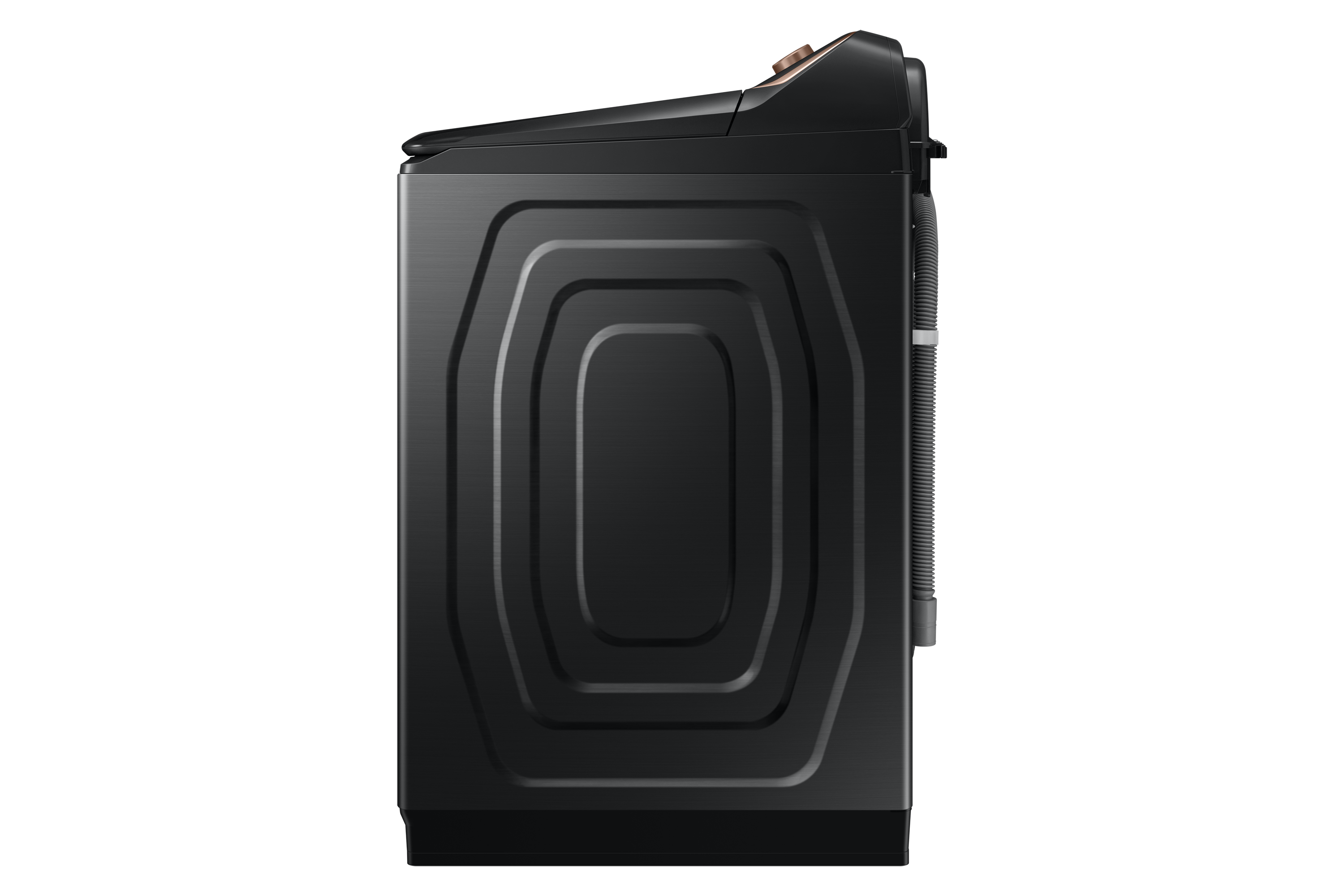 28" Samsung 6.2 Cu. Ft. Top Load Washer with Auto Dispense System in Black Stainless Steel - WA54CG7550AVA4