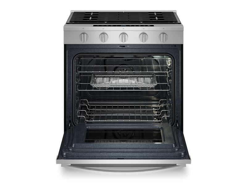 30" Whirlpool Smart Slide In Gas Range with Air Cooking Technology - WSGS7530RZ