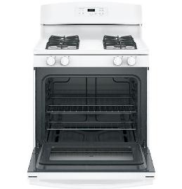 30" GE 5.0 Cu. Ft. Free-Standing Standard Clean Gas Range - JCGBS60DEKWW