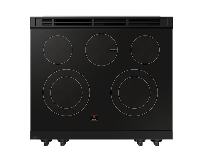 30" Samsung 6.3 Cu. Ft. Electric Slide-in Range - NSE6DG8100SRAC