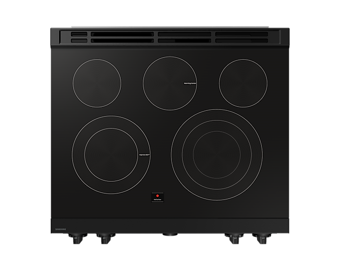 30" Samsung 6.3 Cu. Ft. Electric Slide-In True Convection Range - NSE6DG8500MTAC