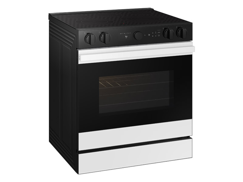 30" Samsung 6.3 Cu. Ft. Electric Slide-In True Convection Range - NSE6DB870012AC