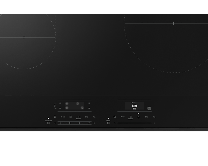30" Samsung 6.3 Cu. Ft. Induction Slide-in Fan Convection Range - NSI6DG9300SRAC