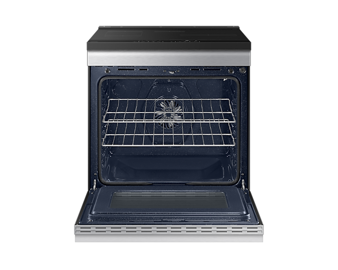 30" Samsung 6.3 Cu.Ft. Induction Slide-in True Convection Range  - NSI6DG9500SRAC