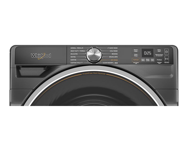 27" Whirlpool 5.8 Cu. Ft. Front Load Washer with WiFi Connectivity - WFW6720RU