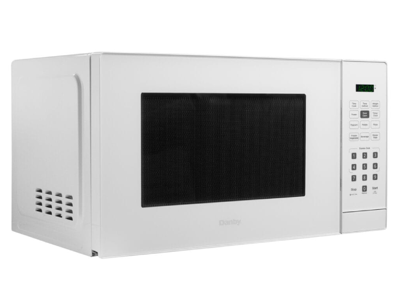 17" Danby 1.1 Cu. Ft. Microwave with Convenience Cooking Controls in White - DBMW1121BWW