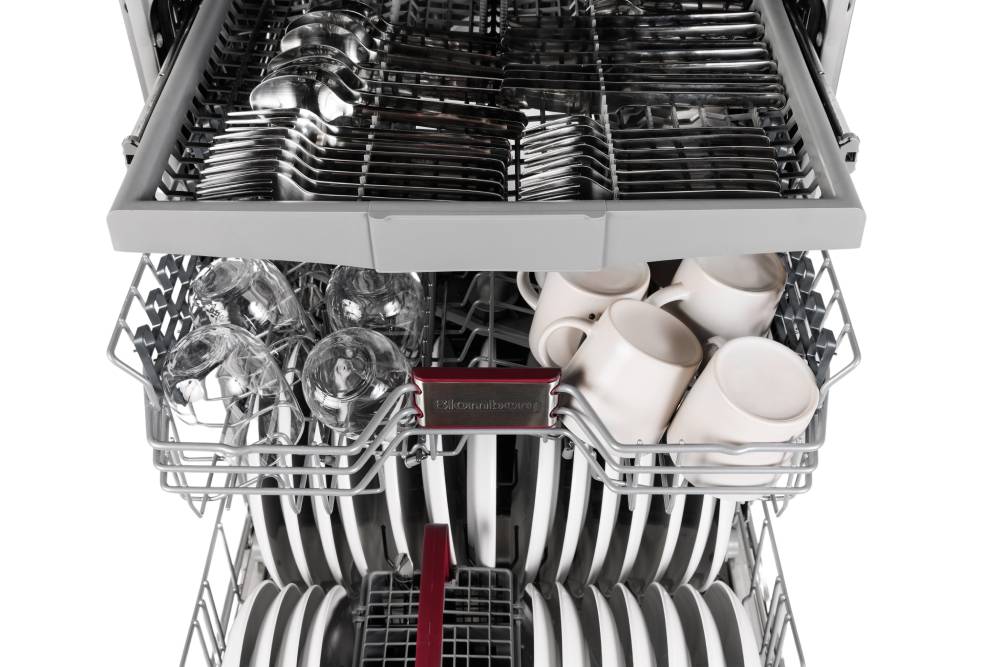 24" Blomberg Tall Tub Front Control Dishwasher - DWT52800SSIH