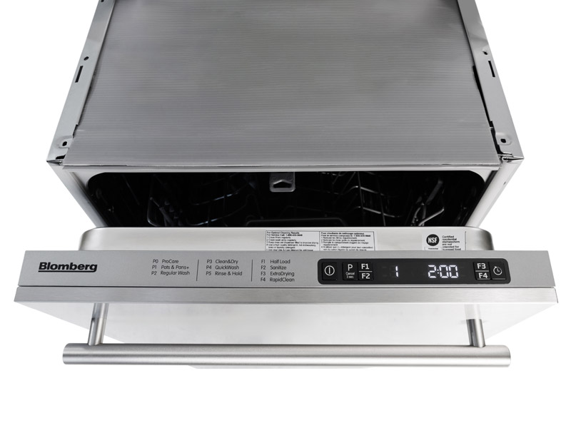 18" Blomberg Slim Tub, Top Control Dishwasher - DWS51502SS