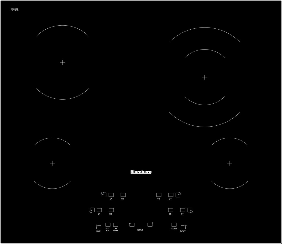 24" Blomberg Touch Control Electric Cooktop  - CTE24410