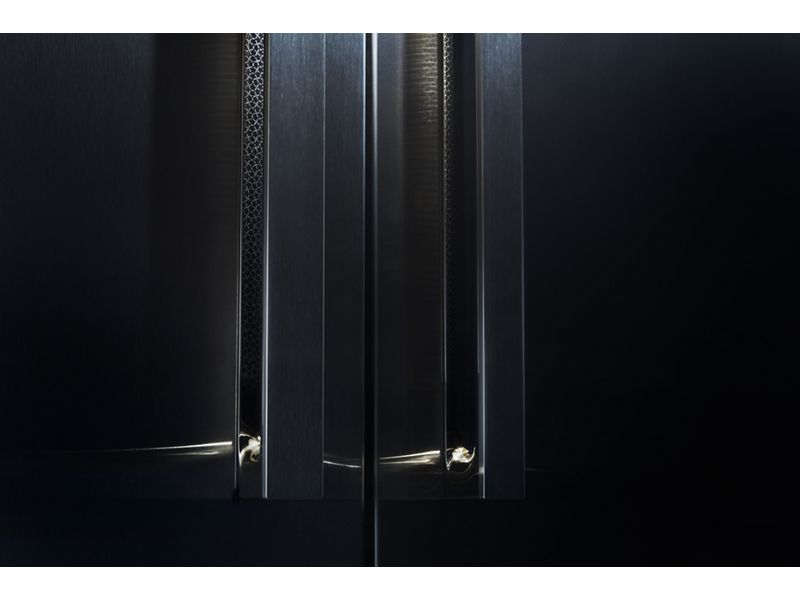 24" Jenn-Air Right Swing Built-in Column Freezer With Noir Panel Kit - JKCPR241GM