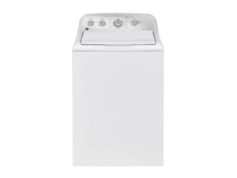 27" GE 5.0 Cu. Ft. Capacity Top Load Washer with SaniFresh Cycle in White - GTW550BMRWS