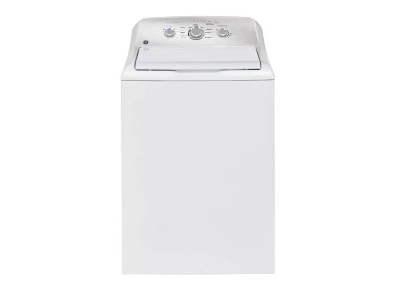 27" GE 4.4 Cu. Ft. Capacity Top Load Washer with SaniFresh Cycle in White - GTW331BMRWS