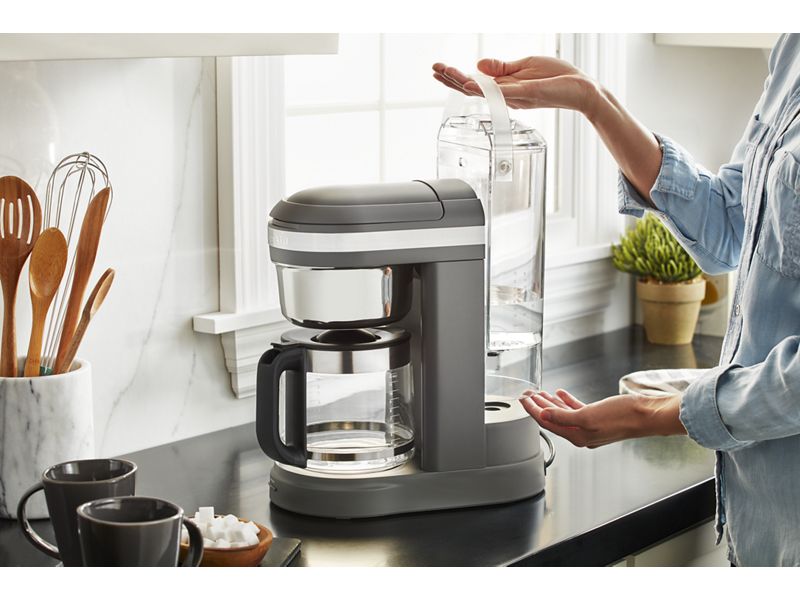 KitchenAid 12 Cup Drip Coffee Maker with Spiral Showerhead - KCM1208DG