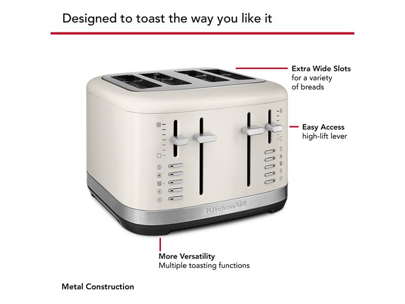 KitchenAid 4 Slice Toaster in Porcelain - KMT4109PL